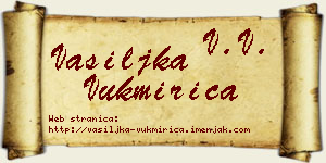 Vasiljka Vukmirica vizit kartica